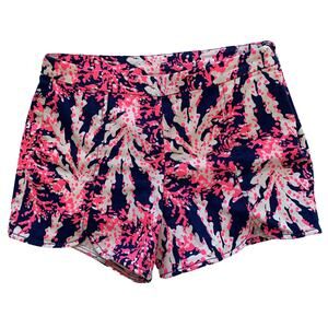 00 Lilly Pulitzer Hazelle Stretch Shorts New Nauti Navy Beyond the Sea